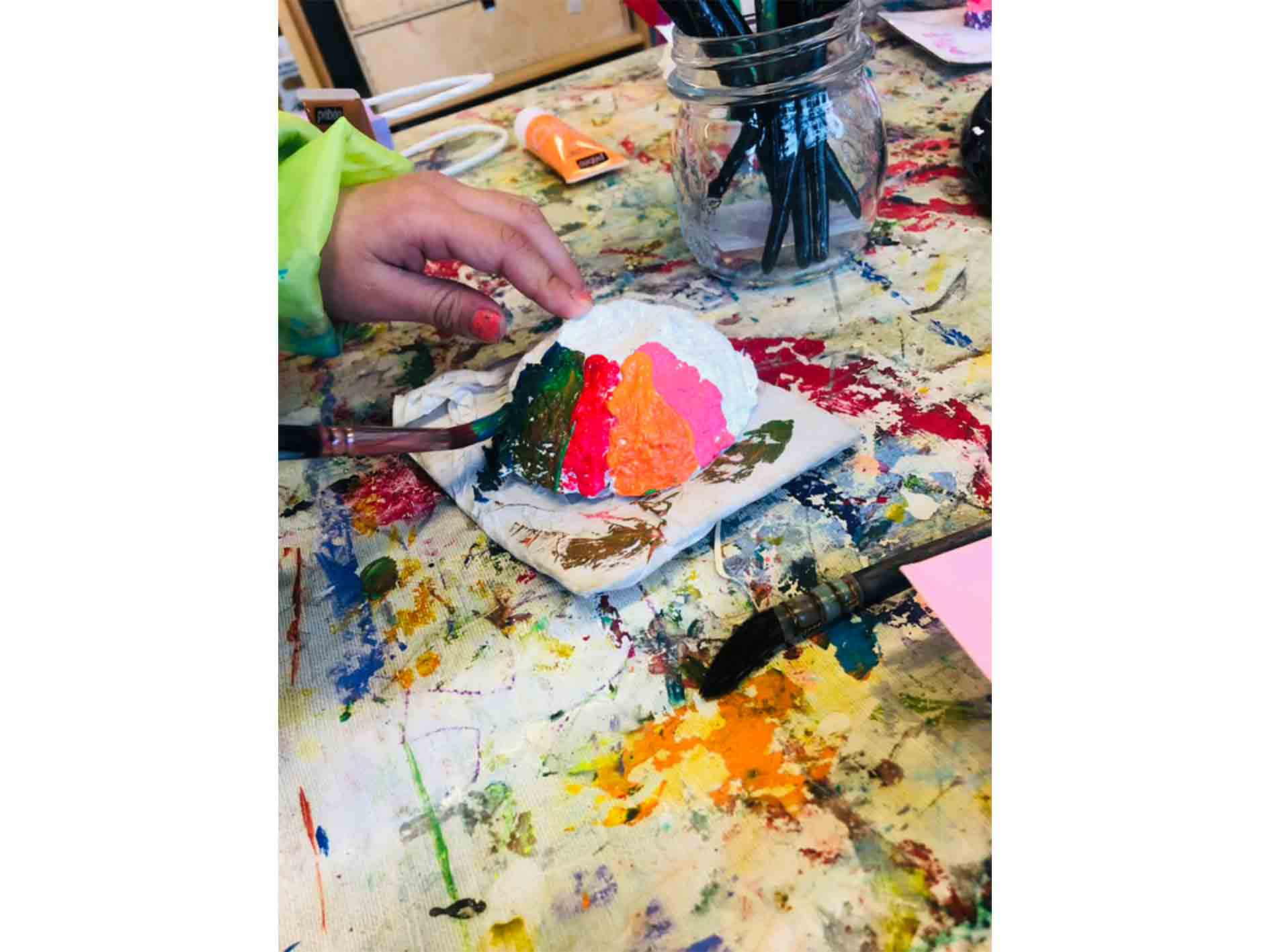 Fabrication d'un bol en papier mâché